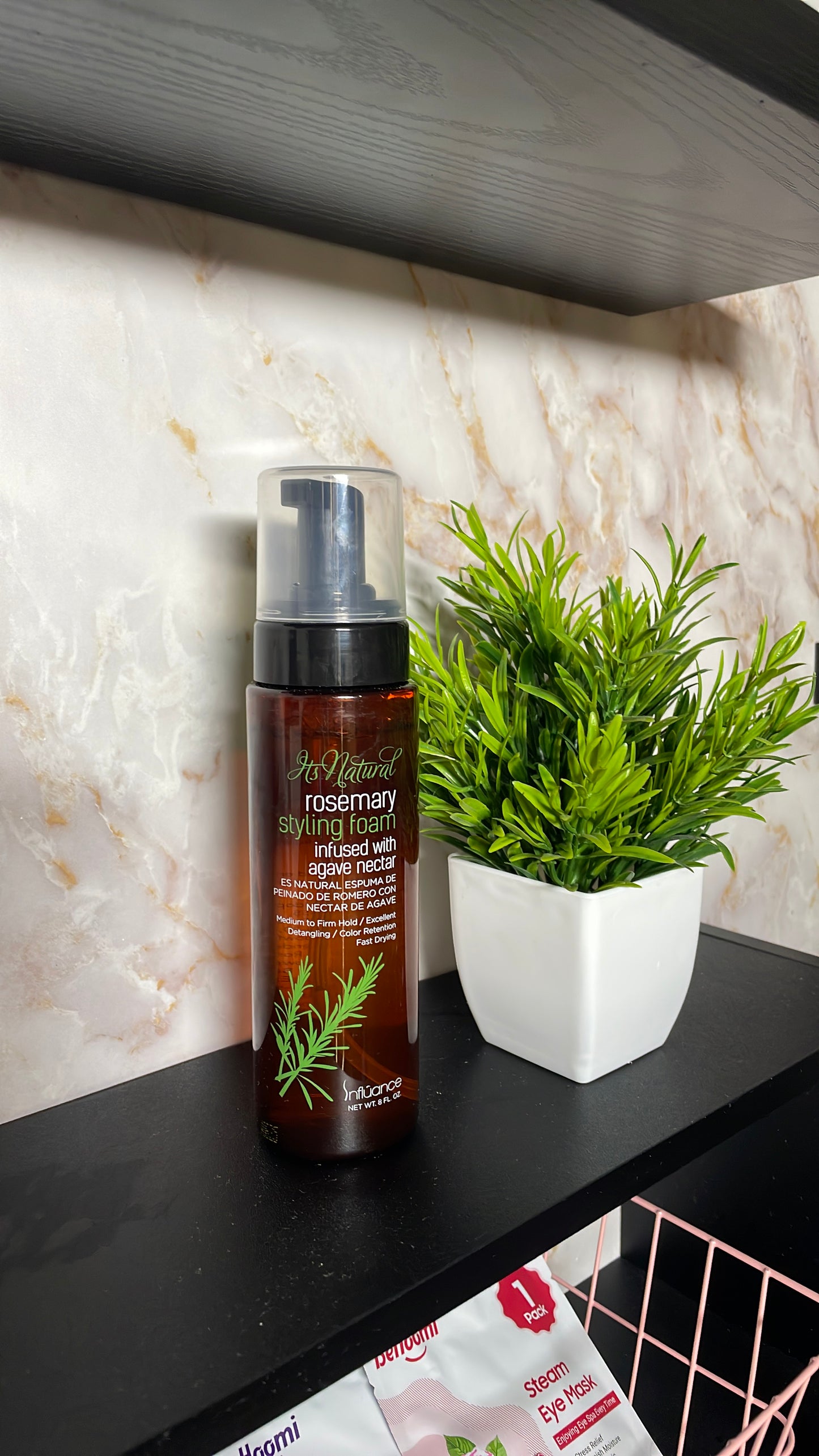 It’s Natural Rosemary styling foam