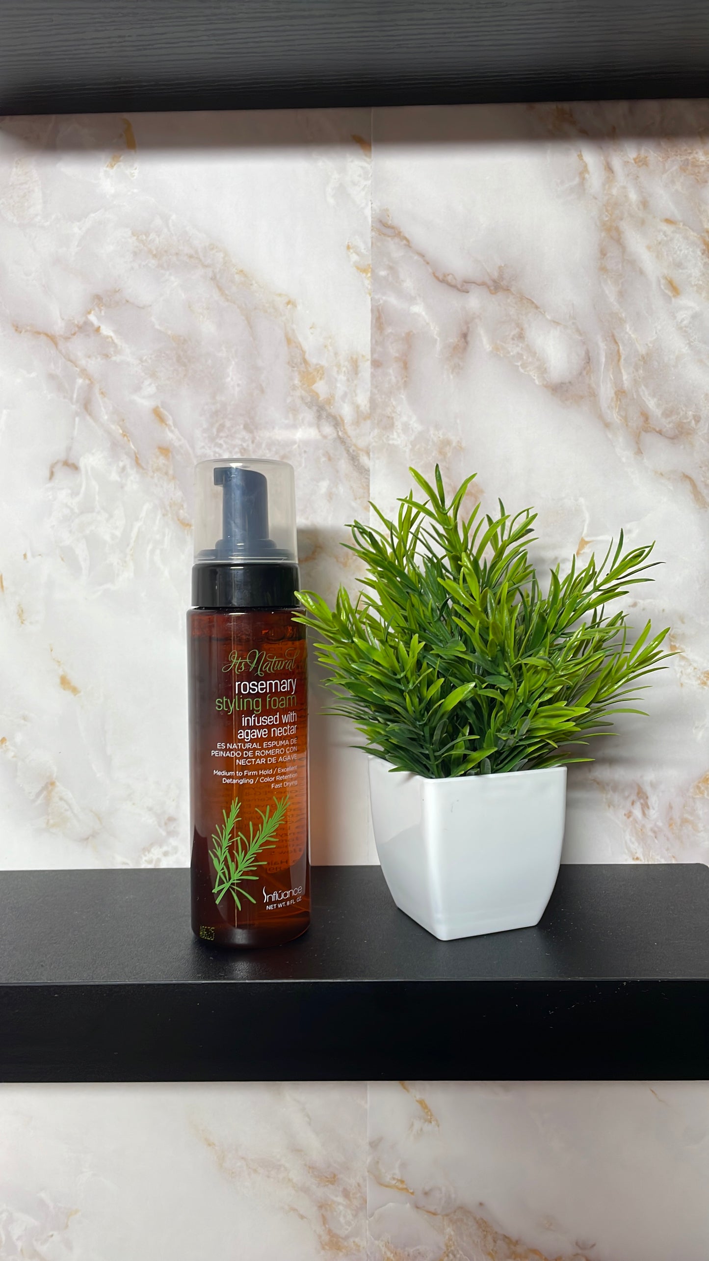 It’s Natural Rosemary styling foam