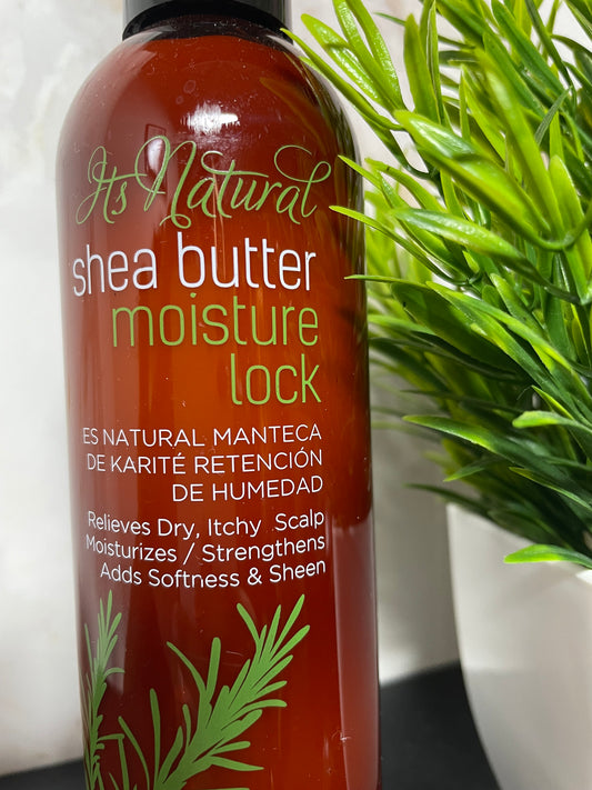 It’s Natural Shea Butter moisture lock